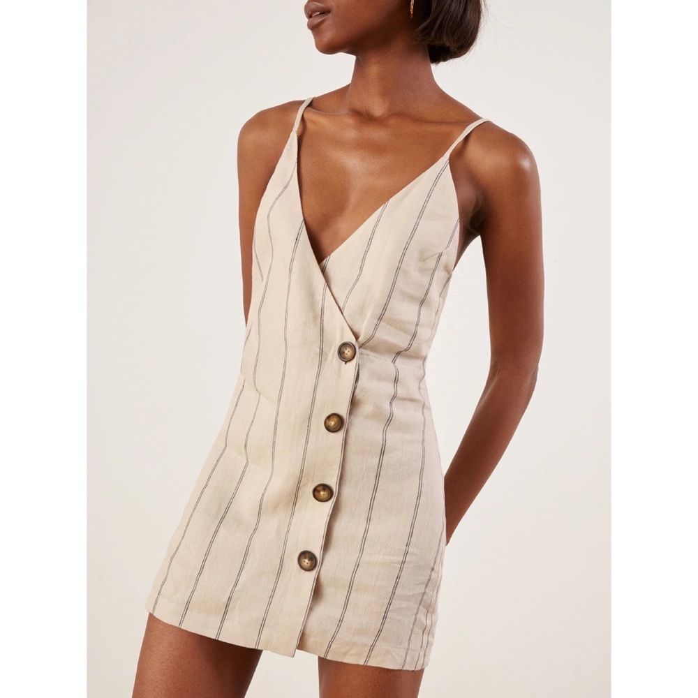Reformation Cayman Linen Dress